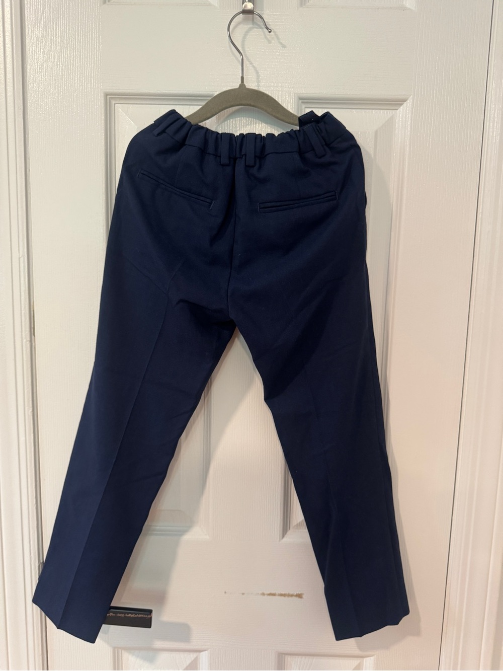 Zara Kids Boys 3 Piece Navy Suit Set Blazer Pants White Shirt Size 7 - Picture 11 of 13